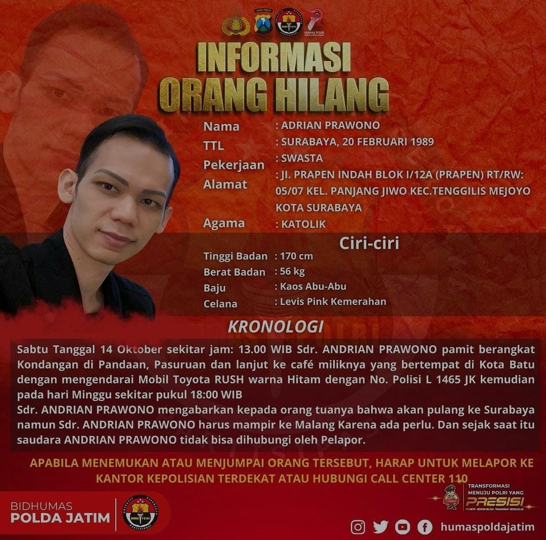 1 orang hilang