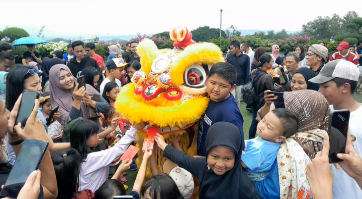Serunya Menikmati Barongsai di Matos Kota Malang