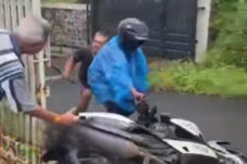 Warga Wagir Gagalkan Aksi Pencurian Motor, Pelaku Sempat Terjatuh Saat Melakukan Aksinya