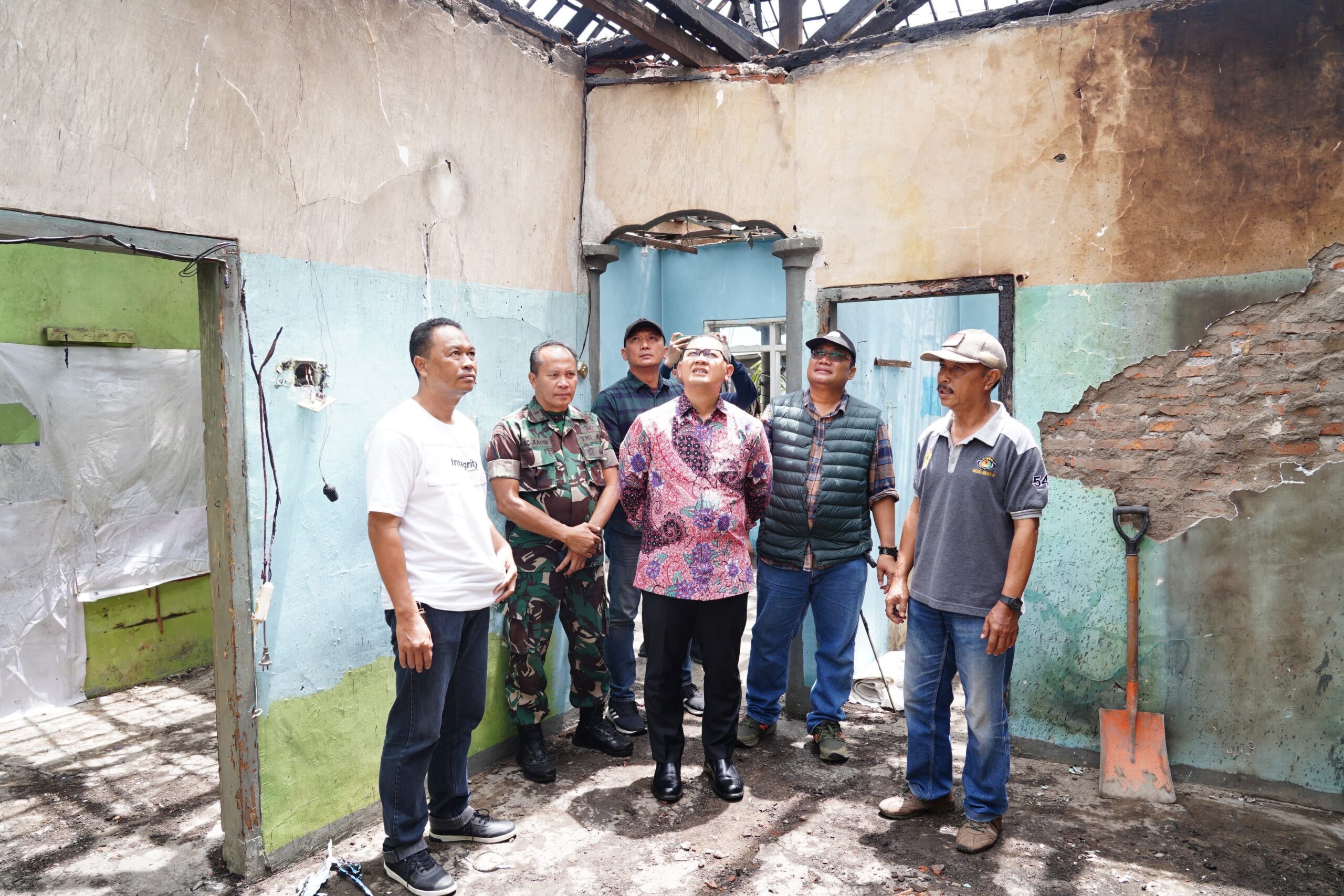 Kebakaran di Desa Giripurno, Pj Wali Kota Batu Instruksikan Perbaikan Rumah Korban