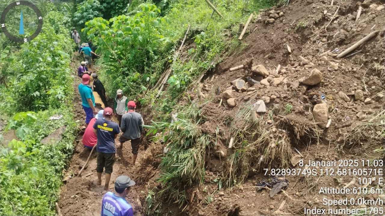 tebing longsor di lawang