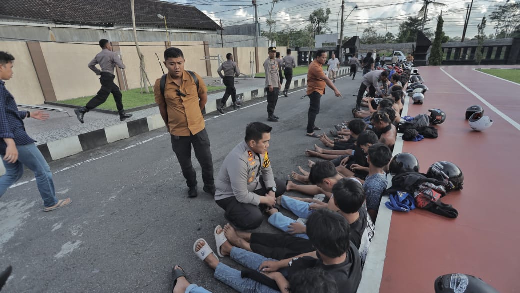 Langgar Deklarasi Damai, Puluhan Pesilat Diamankan Polres Blitar