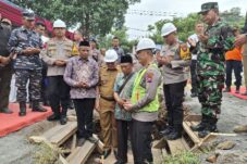 Kapolda Jatim Letakkan Batu Pertama Pembangunan Mako Satpolairud Polres Malang