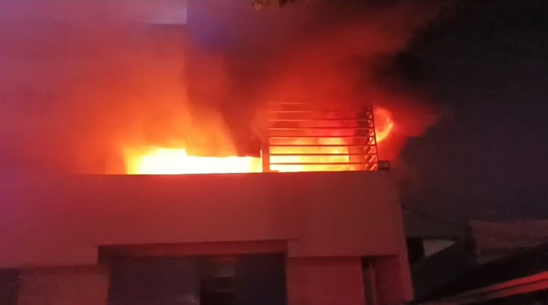 Kebakaran kantor dishub jatim