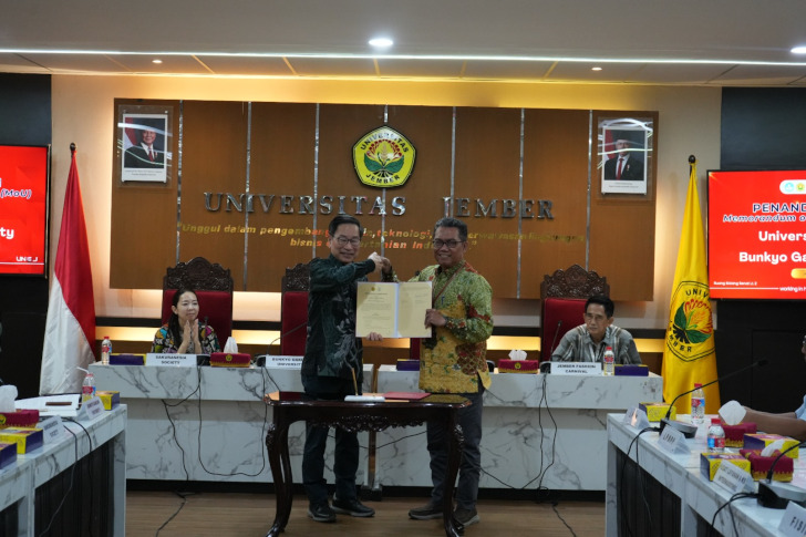 Perkenalkan Budaya Indonesia, Bunkyo Gakuin University Jepang Jalin Kerja Sama dengan Unej