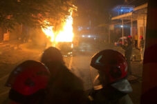 Mikrolet Modif Angkut Gas dan Pertalite Ludes Terbakar di Batu, Sopir Kabur