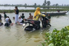 Banjir Bengawan Jero di Lamongan Rendam Jalan dan 1000 Hektar Tambak