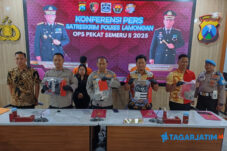 Polres Lamongan Ungkap 4 Kasus Penganiayaan Selama Operasi Pekat Semeru 2025