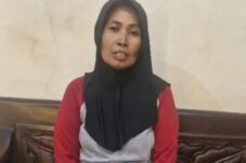 Korban Rofiatin saat berada di Polsek Bululawang (25/5/2025) (Dok. Humas Polres Malang)