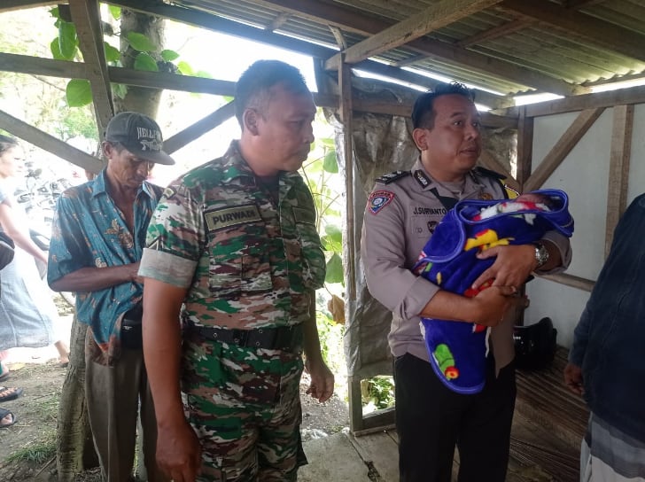 Bayi Laki-Laki Ditemukan di Dalam Kios Penjual Ikan Gondanglegi