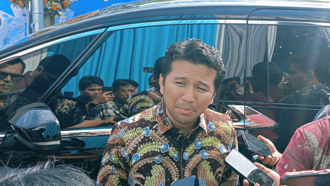 Wakil Gubernur Jawa Timur Emil Elestianto Dardak usai menghadiri peresmian RSU Assakinah Medika Sukodono, Selasa (8/7/2025). (Foto : Eleanor/tagarjatim.id)