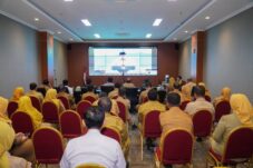 Forkompimda dan jajaranya ikuti zoom dengan Presiden RI Di Gedung Pemkab