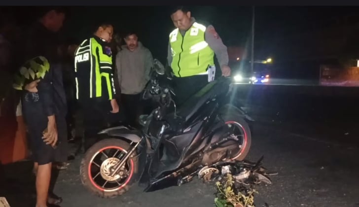 Akibat Jalan Bergelombang dan PJU Mati, Pemotor di Jombang Ini Tewas Tabrak Truk