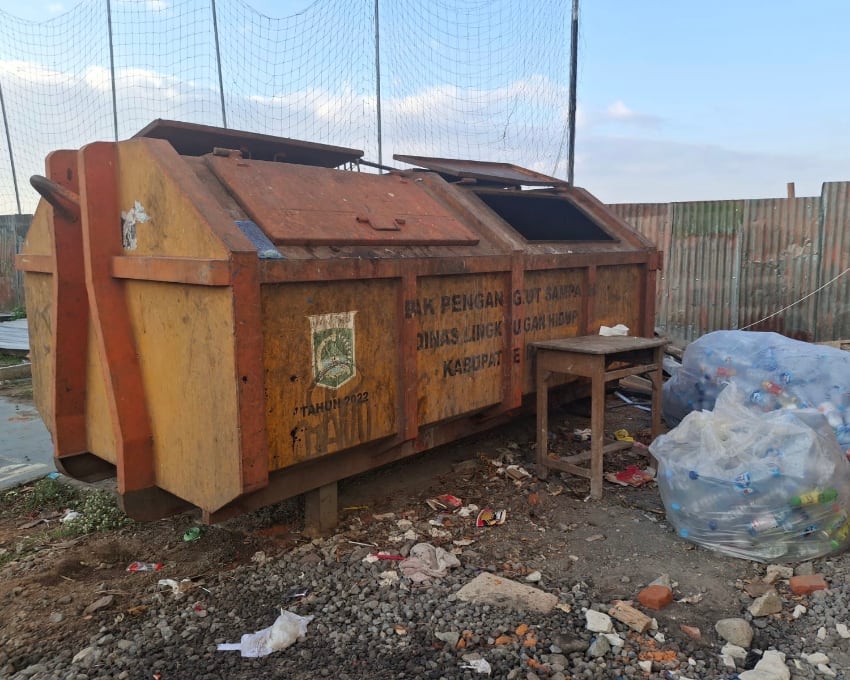 Tempat penampungan sampah sementara sebelum dibawa ke tempat pembuangan sampah akhir (TPA) (Istimewa)