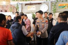 Wakapolresta Malang Kota AKBP Oskar Syamsuddin saat silaturrahmi dengan jurnalis (Istimewa)