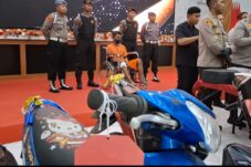 Polres Blitar Hadiahi Timah Panas Residivis Begal yang Beraksi 18 Kali