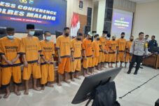 Selama Dua Bulan, Polres Malang Ringkus 14 Pelaku Pengedar Narkoba