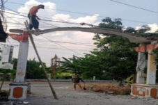 Pekerja Tewas Tertimpa Beton Gapura Saat Proses Pembongkaran Gapura Desa