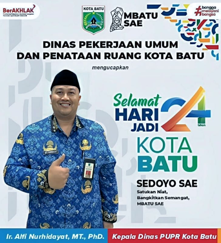 iklan ucapan HUT kota batu ke 24 dari DPUPR kota batu iklan ucapan HUT kota batu ke 24 dari DPUPR kota batu