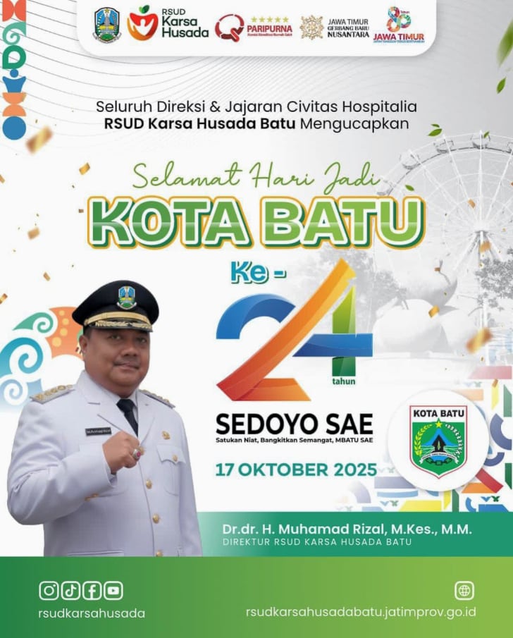 iklan ucapan HUT kota batu ke 24 dari RS Karsa Husada iklan ucapan HUT kota batu ke 24 dari RS Karsa Husada