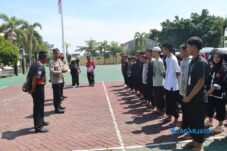 Polres Magetan Kawal Ketat Rombongan Calon Anggota Baru IKS PI Kera Sakti Menuju Padepokan Pusat Madiun