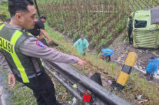 Kecelakaan di Jalur Tengkorak Pujon, Truk Susu Terguling Akibat Rem Blong 22 Kecelakaan di Jalur Tengkorak Pujon, Truk Susu Terguling Akibat Rem Blong