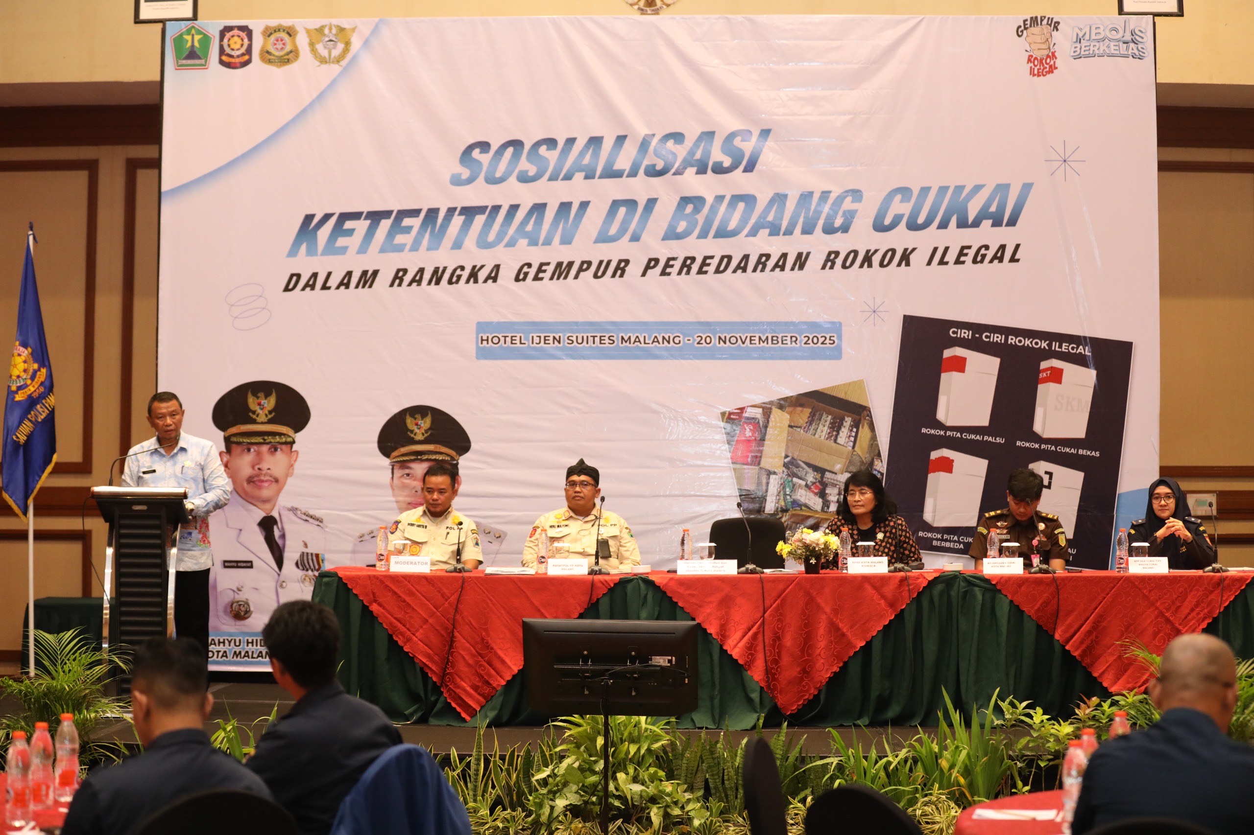 Kampanye Gempur Rokok Ilegal di Kota Malang Libatkan Organisasi Pemuda