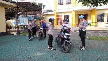 Jelang Ops Keselamatan Semeru 2026, Propam Polres Magetan Gelar Razia Kendaraan Anggota