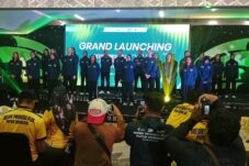 Tim voli putri GPPI saat launching tim dan Jersey menyambut ajang Proliga 2026.( Foto- bib Muhammad/ Tagarjatim.id)