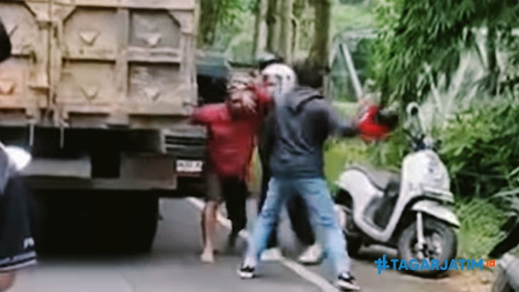 Diduga Dianiaya Sopir Truk, Pemotor Asal Kediri Luka Jahit di Kepala
