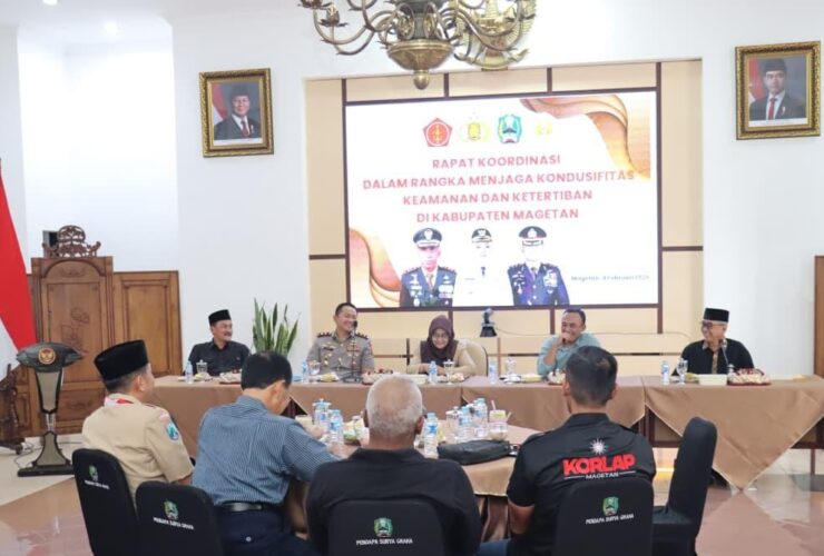 Forkopimda Magetan Gelar Rakor Jaga Kondusifitas Kamtibmas Terkait Perguruan Silat