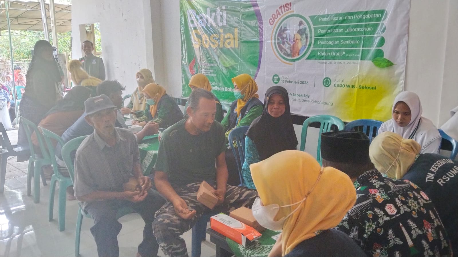RSU Muhammadiyah Babat Gelar Bakti Sosial, Ratusan Warga Dapat Layanan Kesehatan Gratis