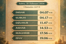 Jadwal Imsakiyah Wilayah Malang Raya, Sabtu 21 Februari 2026 13 Jadwal Imsakiyah Wilayah Malang Raya, Sabtu 21 Februari 2026