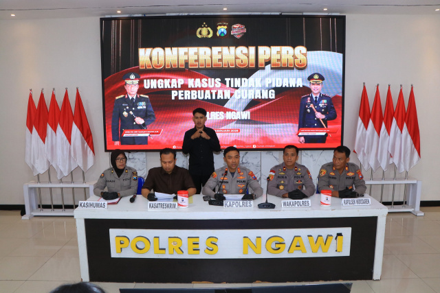 Polres Ngawi Ringkus Pelaku Penipuan Berkedok Sumbangan, Kerugian Capai Ratusan Juta Rupiah