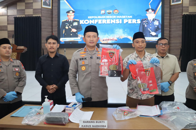 3 Pelaku Pengedar Narkoba Diciduk Petugas Satreskoba Polres Magetan, Amankan 21,38 Gram Sabu-sabu