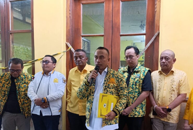 Pengurus Resmi Terbentuk, Segel Kantor DPD Partai Golkar Kota Malang Dibuka