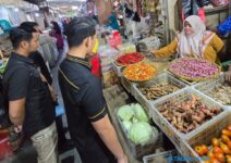 Jelang Ramadan, Satgas Pangan Polres Gresik Cek Stok dan Harga Pangan di Pasar Baru