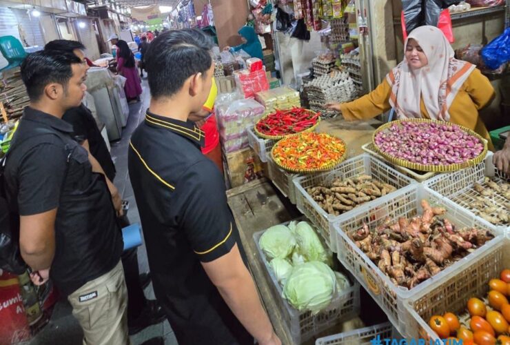 Jelang Ramadan, Satgas Pangan Polres Gresik Cek Stok dan Harga Pangan di Pasar Baru