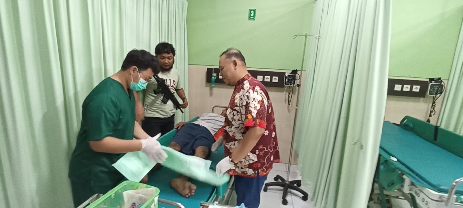 Satreskrim Polres Ngawi Tembak Pelaku Curanmor