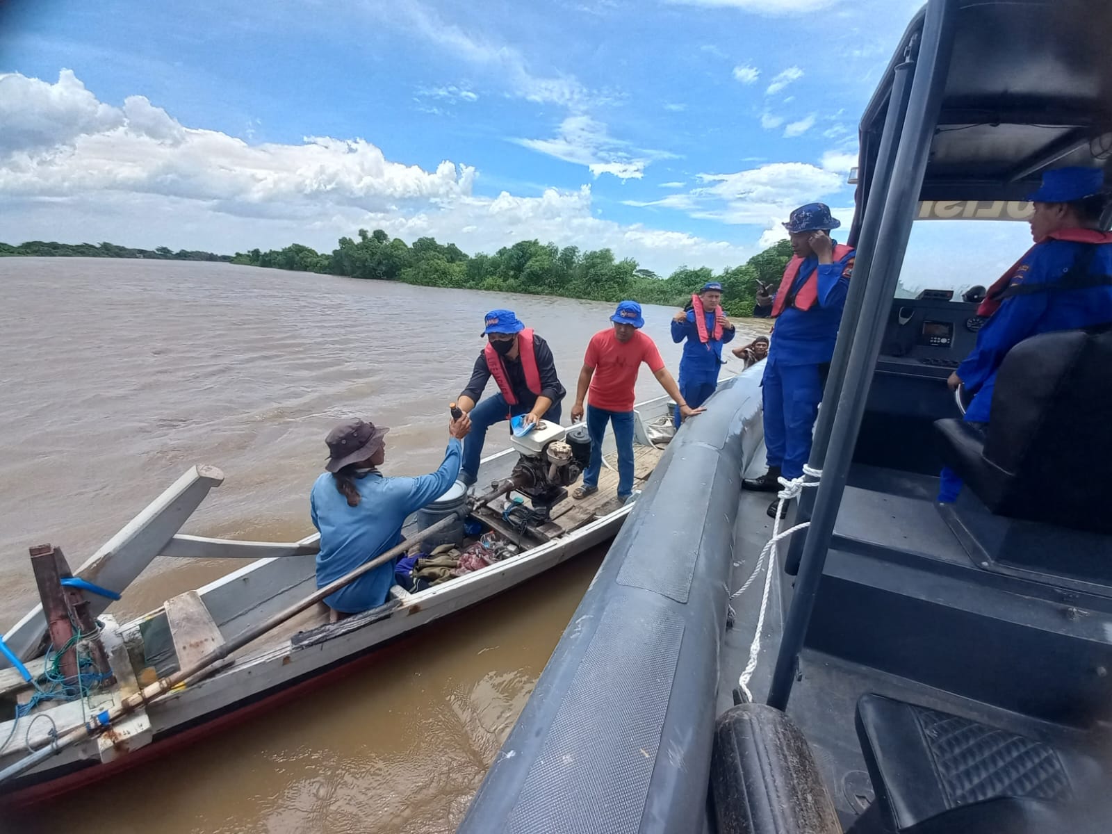 Polairud Polresta Sidoarjo Patroli Wilayah Pesisir, Cegah Penggunaan Jaring Trawl
