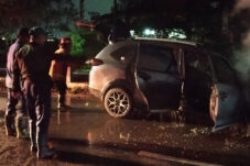 Mobil Honda HRV Terbakar di Jalan Raya Jenwangi Sidoarjo, Dua Unit Damkar Diterjunkan