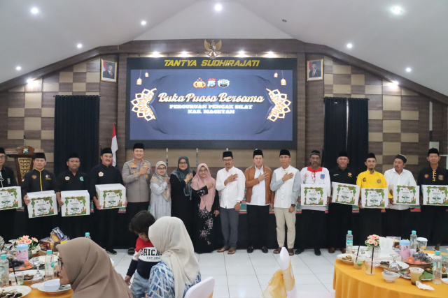 Pererat Kerukunan, Forkopimda Magetan Gelar Buka Puasa Bersama 18 Pimpinan Perguruan Silat