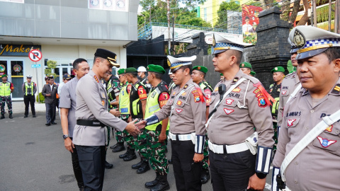 Polresta Malang Kota Gelar Apel Operasi Ketupat Semeru 2026