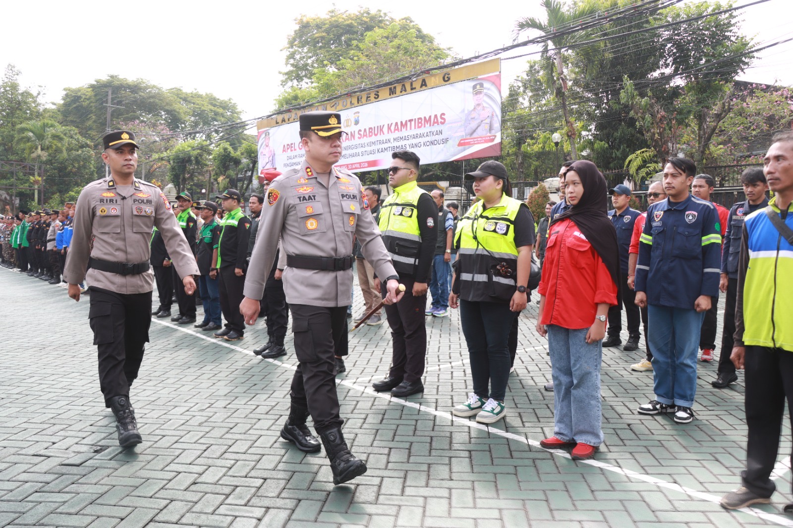 Perkuat Sinergi Jaga Keamanan Wilayah Polres Malang Gelar Apel Sabuk Kamtibmas