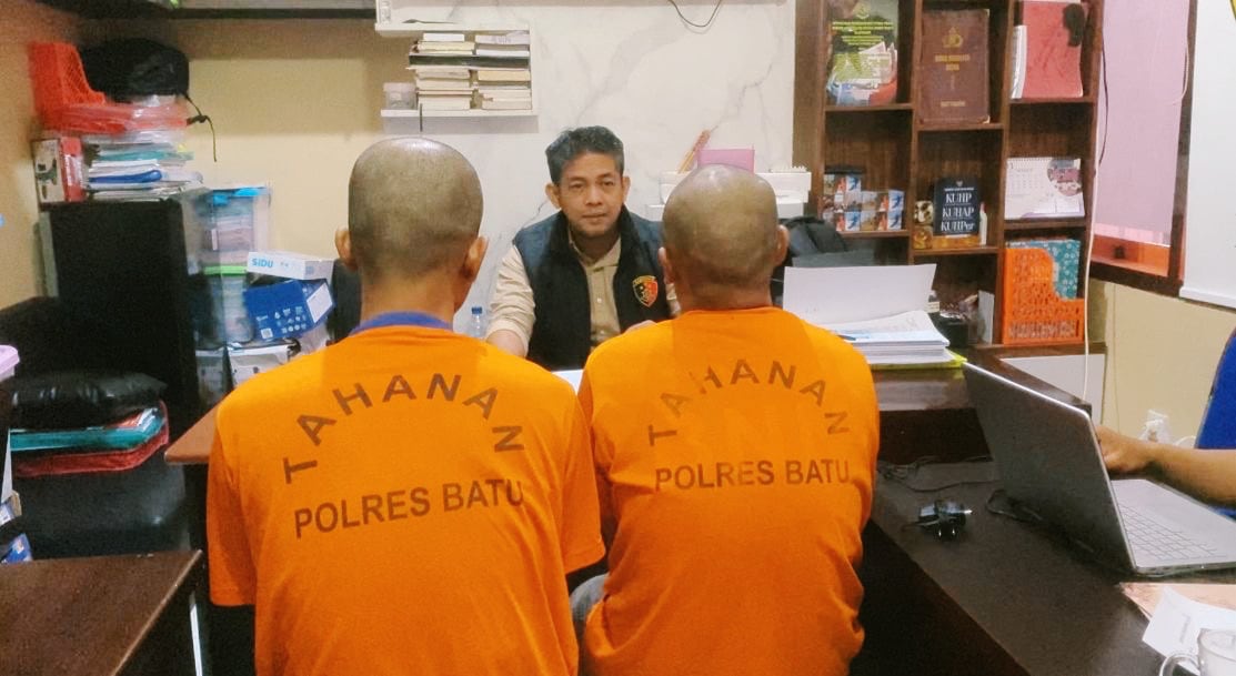 Gasak Baterai Tower, Komplotan Pencuri Dibekuk Polisi di Kota Batu