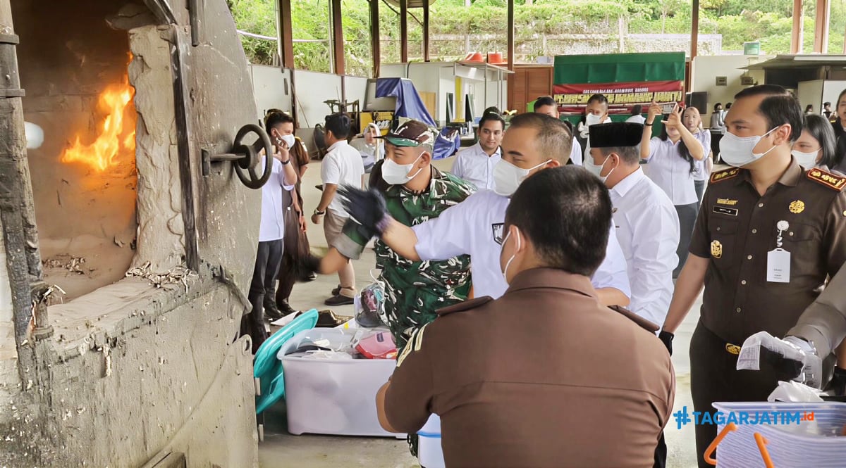 Dari Sabu hingga Ekstasi, Kejari Batu Musnahkan Barang Bukti Puluhan Perkara