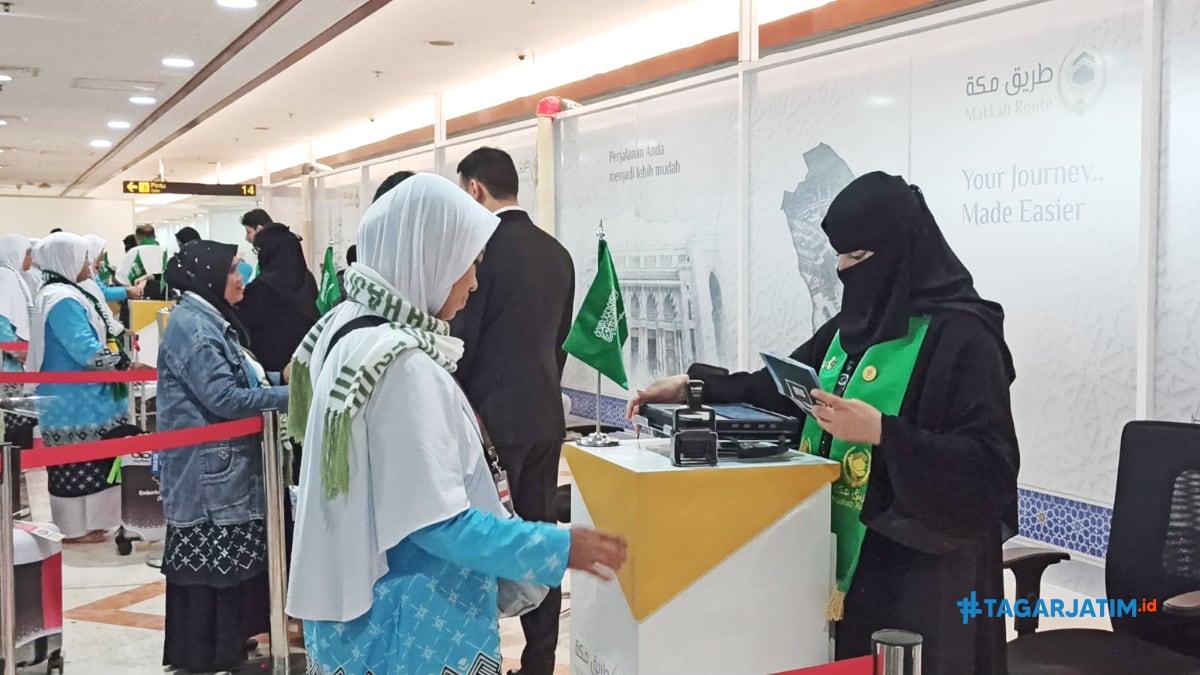 Layanan Makkah Route di Bandara Juanda Pangkas Antrean Imigrasi Jemaah Haji