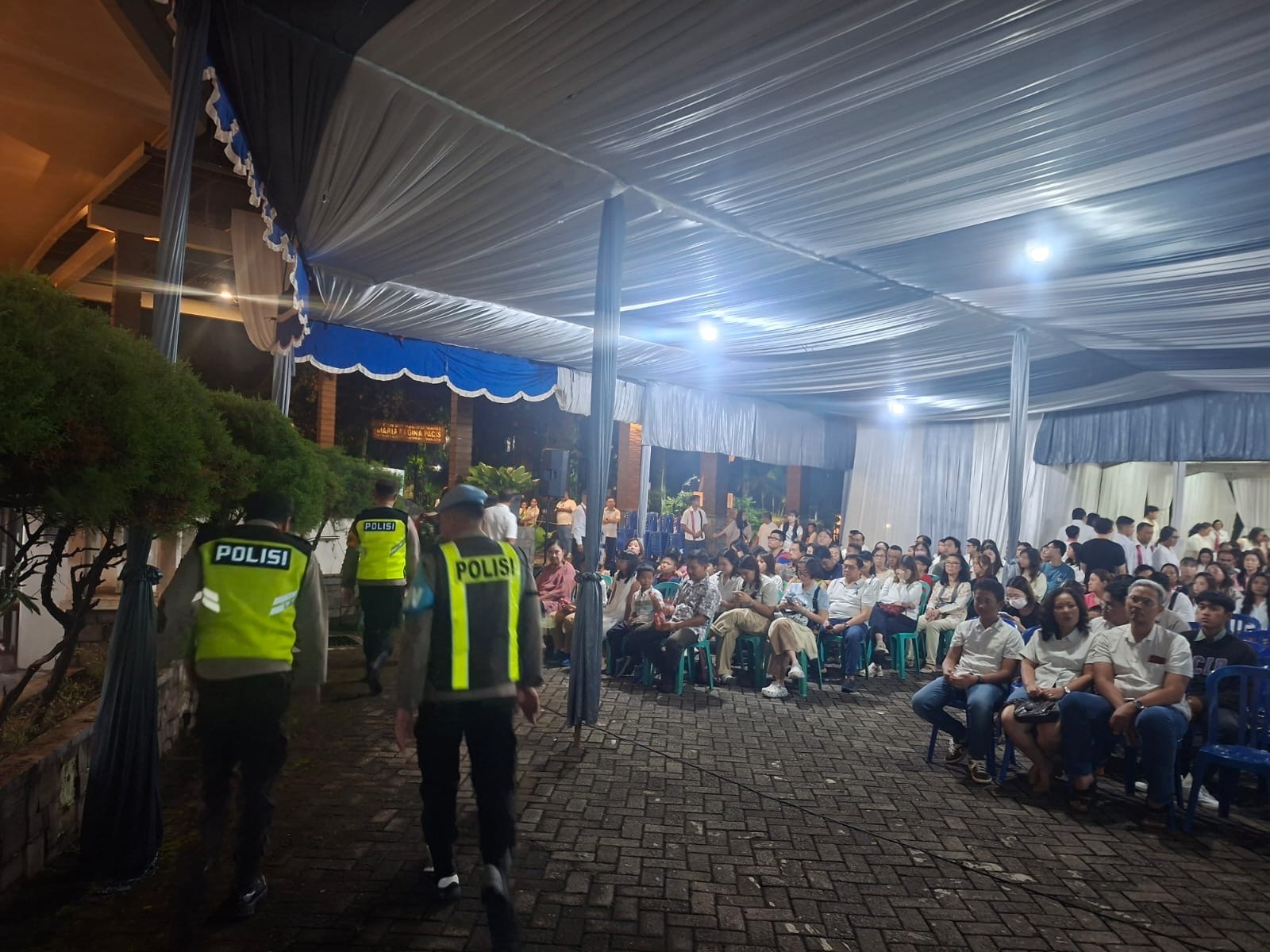 Ratusan Personel Disiagakan Polres Malang, Pastikan Ibadah Paskah Berjalan Aman