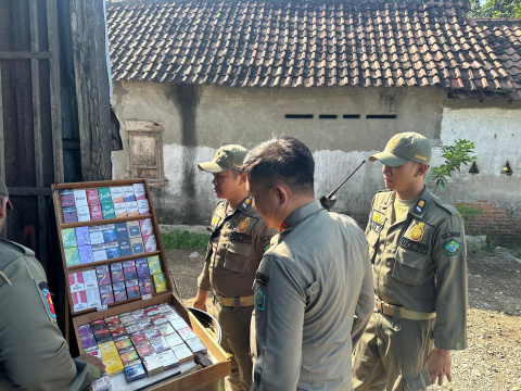 Cegah Kerugian Negara, Tim Gabungan Sidoarjo Intensifkan Razia Rokok Ilegal