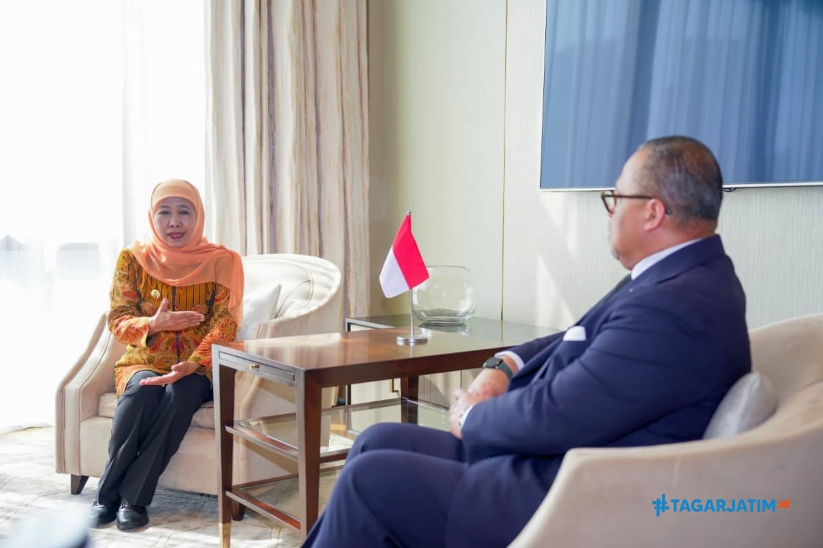 Temui Dubes RI di Kuala Lumpur, Khofifah Dorong Ekspansi Produk Jatim ke Malaysia